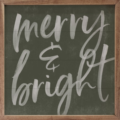 " Merry And Bright Chalk Green "