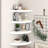 Wall Corner Shelf Floating Corner Shelf Wall Mounted Display Shelf-818831613-818831553