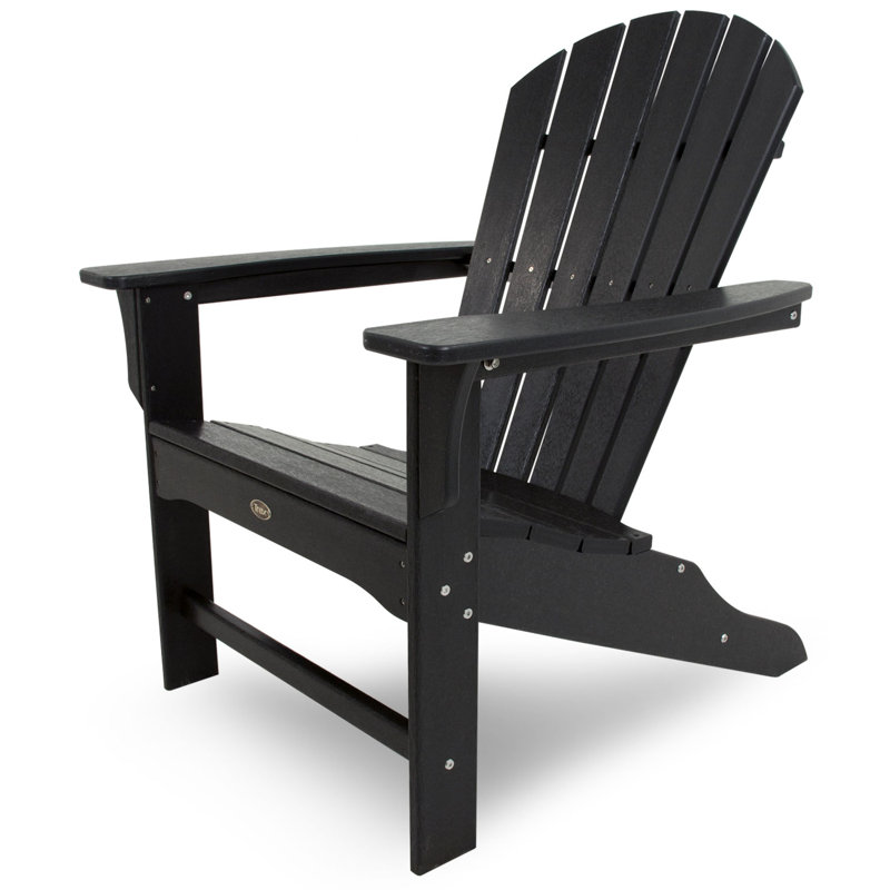 TREX Outdoors Yacht Club Shellback Adirondack Chair, Ash Charcoal Revolution®