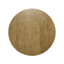 Solar Round Walnut Wood Dining Table-1000527797