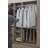 Tringle ajustable et ajustable pour les systèmes de garde-robe sur mesure-103089616