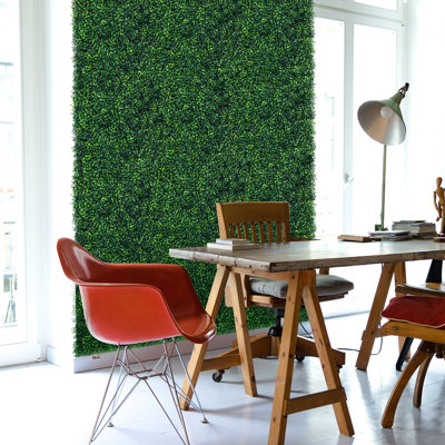 50 cm H Faux Foliage Hedge Plant