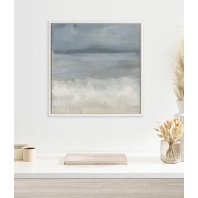 The Blues by Mary Sparrow Framed Canvas Wall Art Print