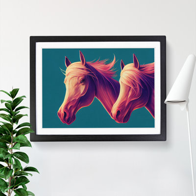Dashing Horses - Framed Print