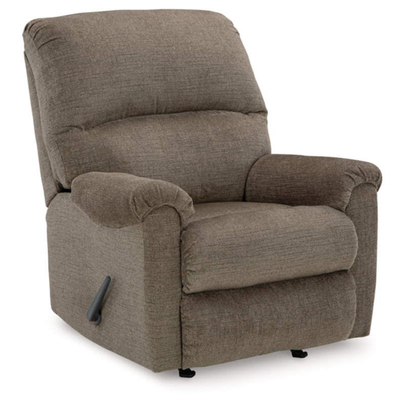 Fiarvale Upholstered Recliner, Brown Polyester