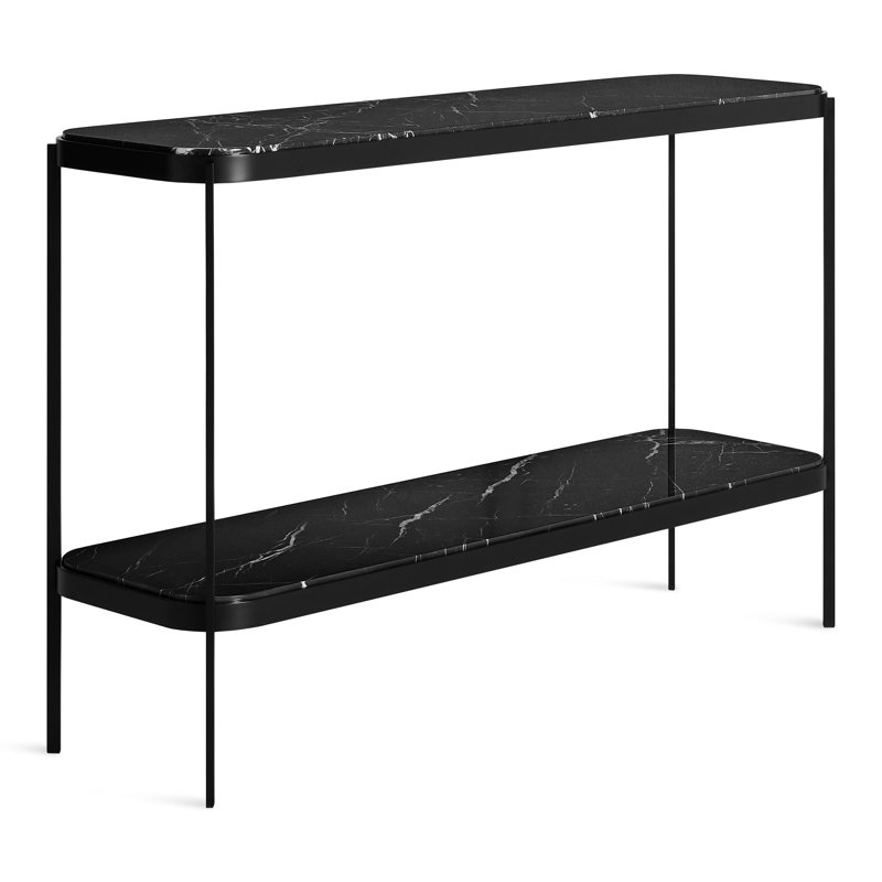 Comehither 45'' W Marble Console Table