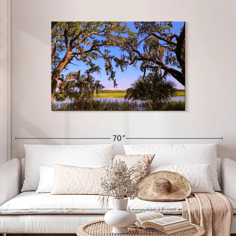 Lowcountry Marsh Oak Trees, 30" H x 45" W