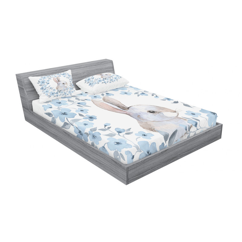 Microfiber Sheet Set, Queen Sheet Set with Fitted Sheet
