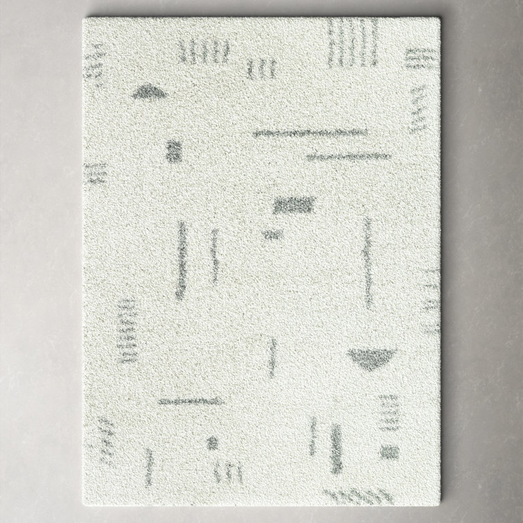 Morin Geometric Shag Area Rug