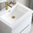 Fahriye 23.56'' Single Bathroom Vanity with Acrylic Top with Mirror-2004591631
