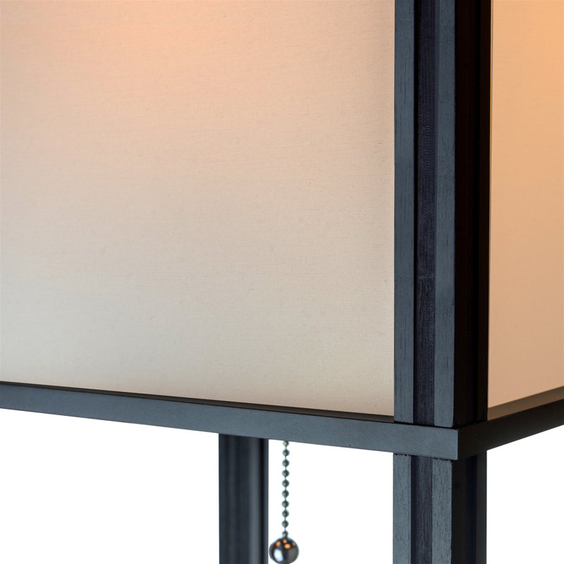 Lampe sur pied colonne 63 "Toro, Blanc