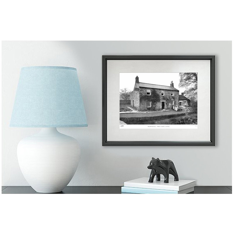 Ramsgill, The Cafã© C1932 - Single Picture Frame Print, 28cm H x 36cm W x 2.3cm D
