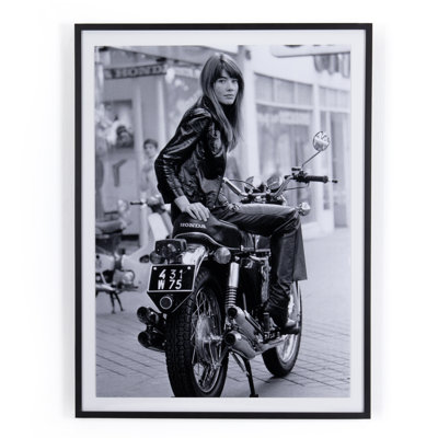 " Françoise Hardy On Bike "