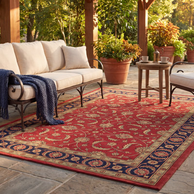 Tapis Alder traditionnel à motif floral intégral bleu marine, orange, or, vert, crème, ivoire, antidérapant, à poils courts, pour l'intérieur et l'extérieur, adapté aux animaux domestiques, salon, chambre, salle à manger, entrée, couloir, bureau, lavable