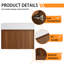 Ensemble de meuble-lavabo mural simple 30 po avec lavabo en résine et meuble-lavabo flottant 2 portes-971624083