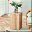 Table basse compacte en bois aggloméré naturel pour le salon, prête à l'emploi et amp; Style élégant