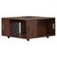 Wheel Coffee Table with Storage