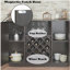 Hazen Espresso Finish Wine Cabinet