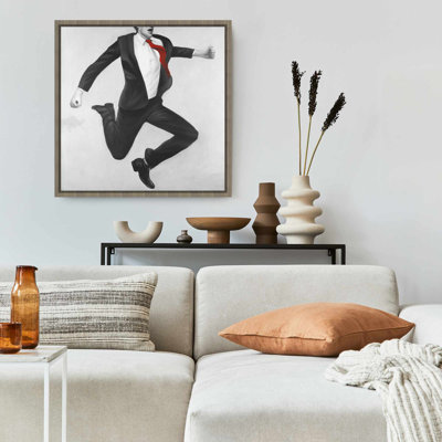 Classic Man Framed Canvas - Stylish Home Decor for Bedroom