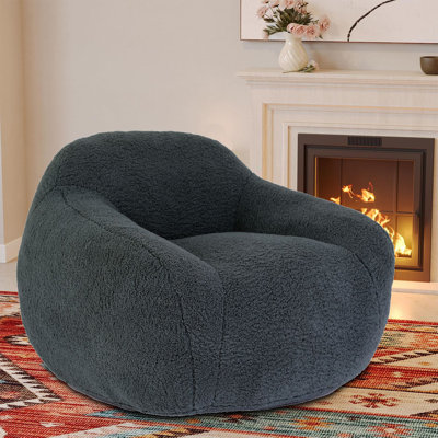 Modern and comfortable bean bag with premium memory foam and high density cotton for bedrooms and living rooms, lounges by Trule