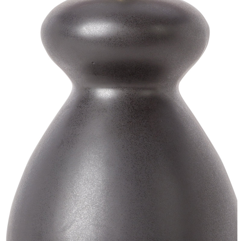 Lampe de table en céramique Durness, Noir