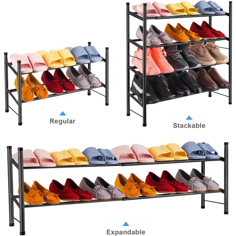 2 Pair Shoe Rack