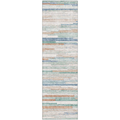 Premium Machine Washable Ariel Stripes Rug