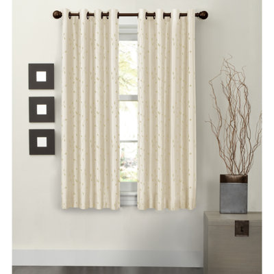 Besteiro Faux Silk Blackout Curtain Single Panel