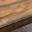 Industrial 7 Dining , Antique Grey - Rectangular Table, 6 Strong Chairs, Metal Legs, Tabletop With Brown Wood Grain , Faux Leather Chair Cushions Table And Firm Legs For Stability, Pattern, Seating