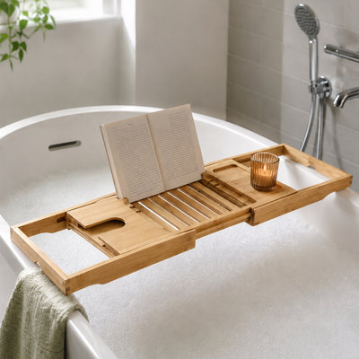 Felisa Bamboo Bath Caddy