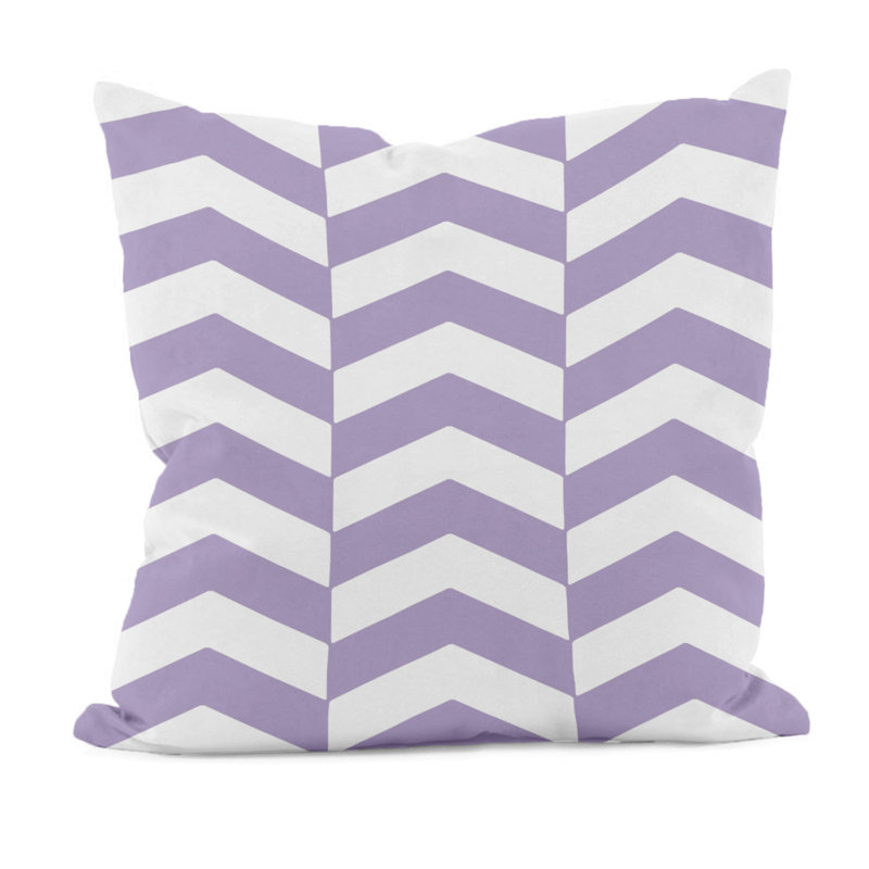 Coussin Milo, H 20 po x l 20 po, Mauve lilas