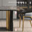 Rectangular Artificial Marble Dining Table Set-104257548