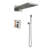 Rainier 22" Rainfall Complete Shower System with with Rainfall & Waterfall Spray, Handheld and Rough-in Valve Included-62520457