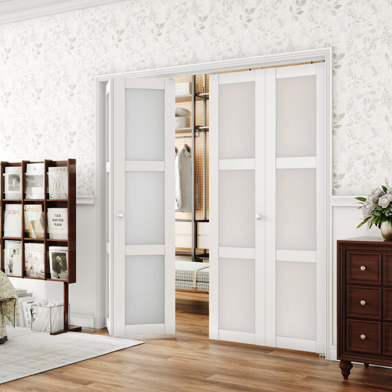Porte pliante 3 pièces, 60 po x 80 po