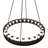 Union Point 24 - Light Dimmable Wagon Wheel Chandelier