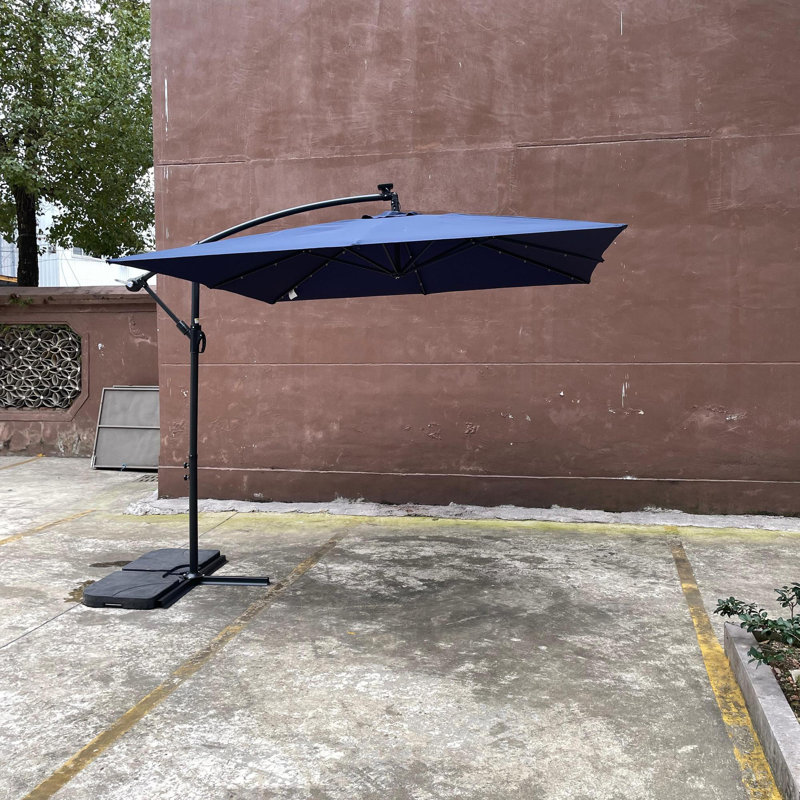 Parasol carré carré pour l'extérieur, Marine