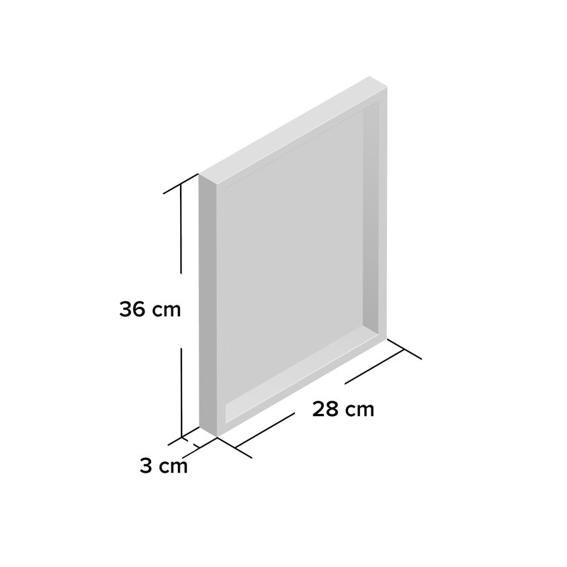 Dave Thompson - Single Picture Frame Print on Canvas, White