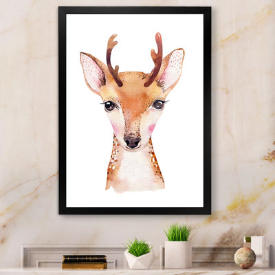 Mignon portrait d'antilope II - peinture