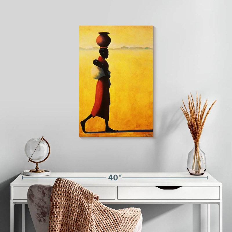 Lelend Woman Walking, 24" H x 16" W