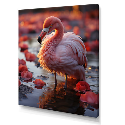 " Pink Flamingo Paradise I "
