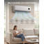 12000 BTU Mini Split AC/Heating System, 115V Silver Mini Split Air Conditioner