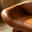 Chaise longue simple incurvée de style américain
