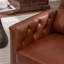 Fauteuil pivotant en cuir véritable Azib-1411745282