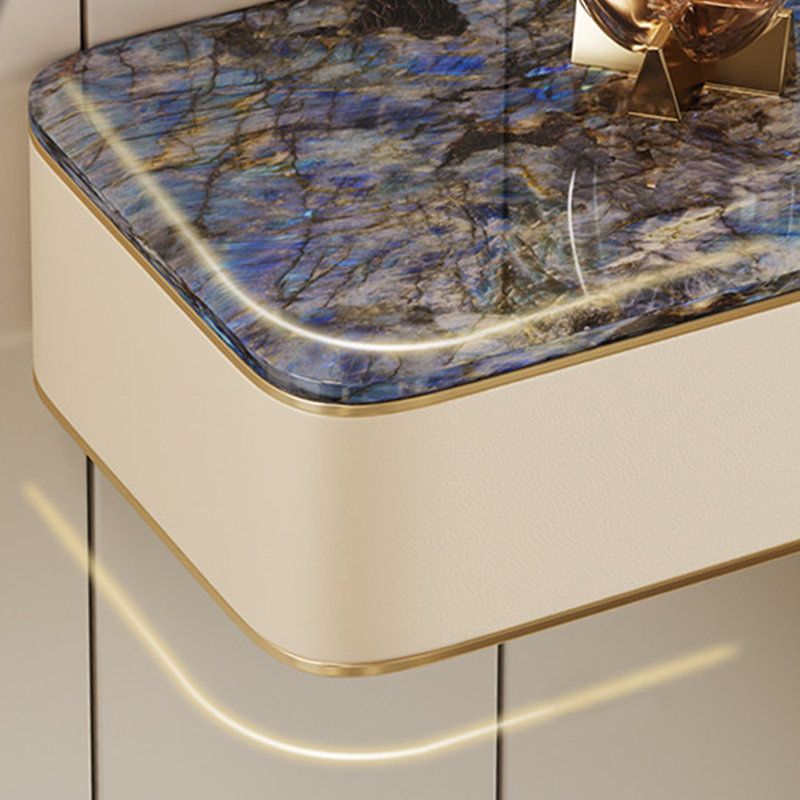 Console italienne de luxe à lumière minimaliste italienne, 39" H x 47.2" W x 13.8" D