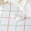 Tapis rond Lapure Soft - Carrot Check + ivoire tissé