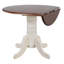 Ensemble de salle à manger en bois massif 3 pièces drop leaf Azizi-1848939188