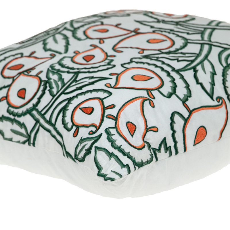 Parkland Collection Celeste White Throw Pillow