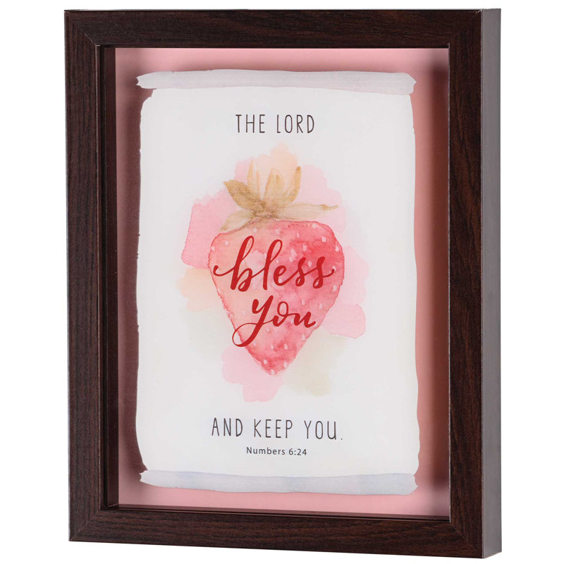 Framed Art The Lord Bless You & Keep You
