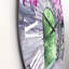 Horloge murale traditionnelle «Blossoming Wisteria Garden Over The Wall»-60281247