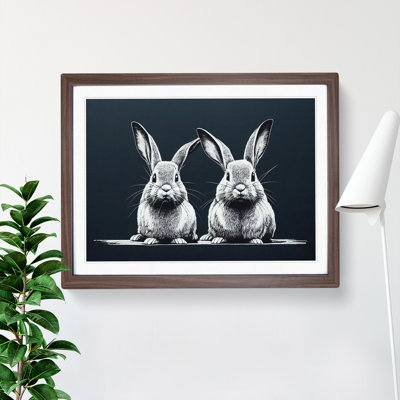 Two Rabbits Vol.1 - Single Picture Frame Print